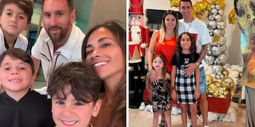 La Selección Argentina festejó la Navidad rodeada de los afectos y con la copa en casa. Instagram