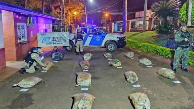 Incautan 263 kilos de marihuana mediante un operativo en Puerto Rico.