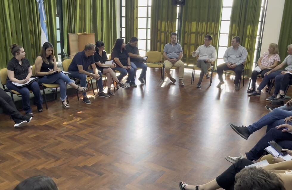 Viotti analizó la situación del municipio junto a Darío Cocco y trabajadores Jerarquizados