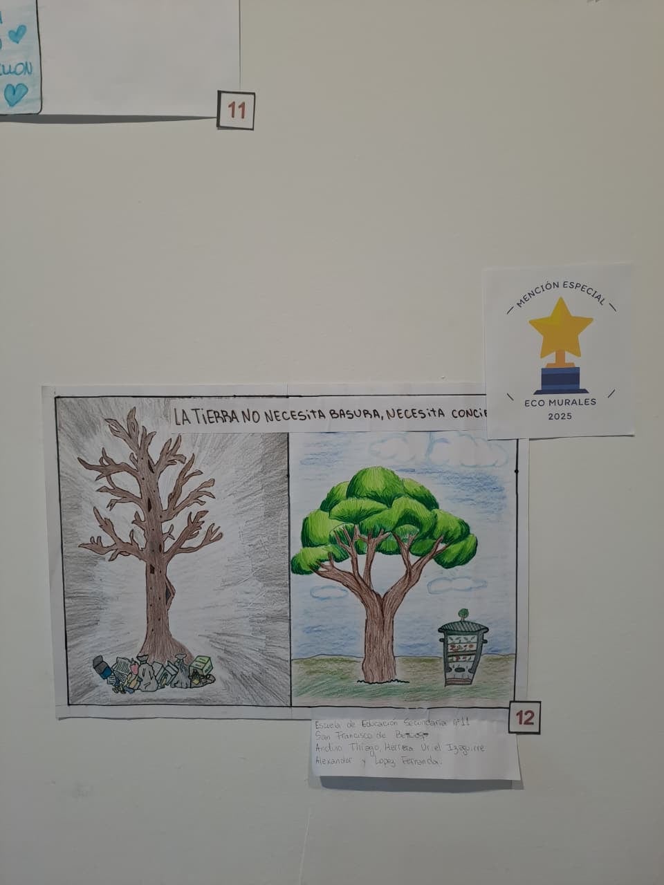 Entrega de premios del concurso “Eco Murales”