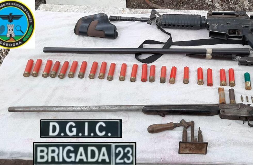 Villa Allende: tenía un arsenal de armas en su vivienda