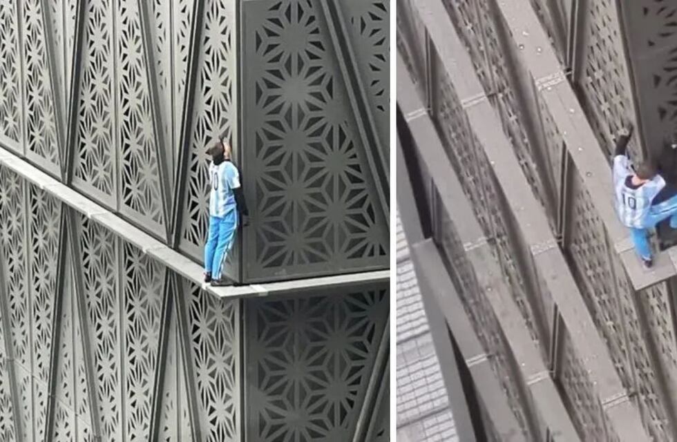Quién es el “hombre araña” que trepó hasta un piso 20 en Puerto Madero