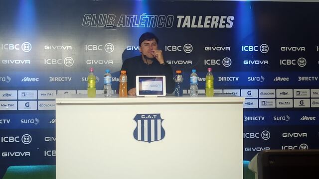 "No me voy a sacar más la camiseta de Talleres". Una frase de Alexander Medina, que también puede ser despedida (La Voz).