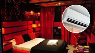 Insólito: intentaron robar un aire acondicionado de un hotel alojamiento, pero algo salió mal.