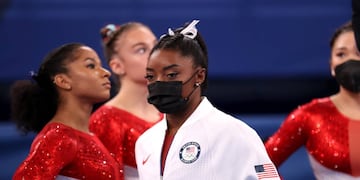 Simone Biles se retiró de las finales.
