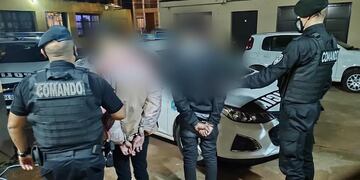 Detenidos durante el Operativo de Nocturnidad.