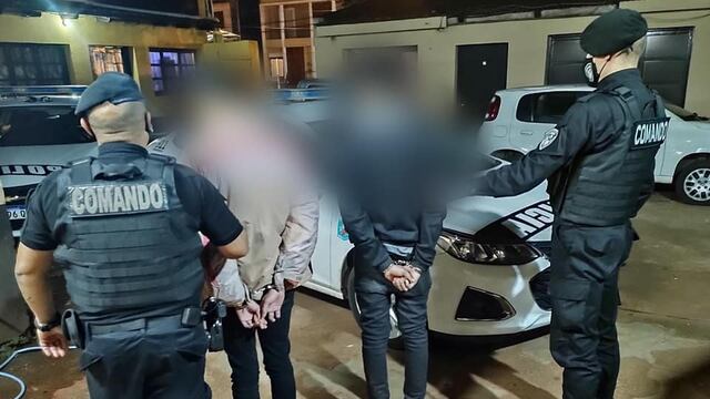 Detenidos durante el Operativo de Nocturnidad.