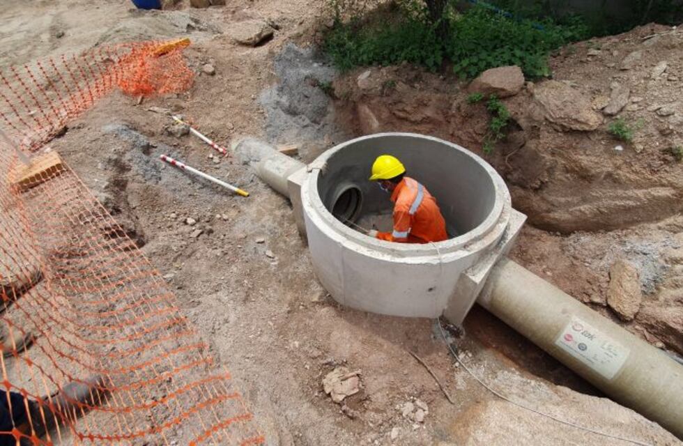 Avanza rápidamente la obra de cloacas en Tanti
