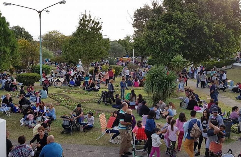 Festejo popular en el barrio San Martín