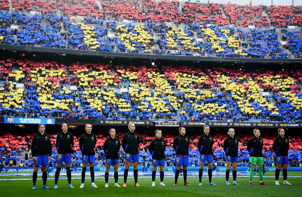 Barcelona vs. Real Madrid rompió el récord de asistencia en el fútbol femenino: más de 91 mil personas