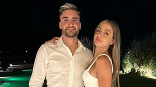 Nicolás Tagliafico y Caro Calvagni. Foto: Instagram