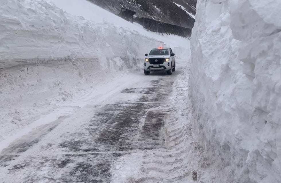 Imágenes impresionantes de la nieve en Mendoza: más de 5 metros de altura acumulada en alta montaña