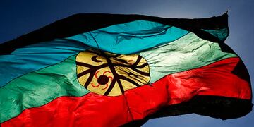 La comunidad mapuche convocó a izar la bandera en una universidad pública.