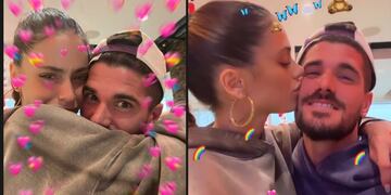 Tini Stoessel y Rodrigo de Paul juntos. Foto: captura pantalla Instagram.