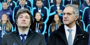 Javier Milei y Daniel Scioli