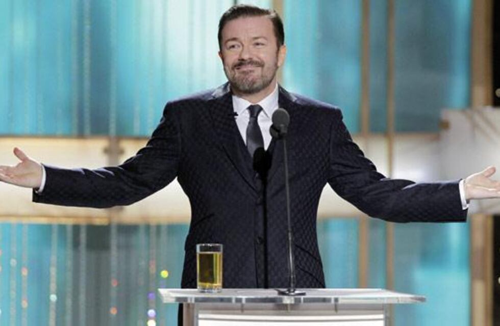 Ricky Gervais celebró con un vino mendocino y explotaron las redes