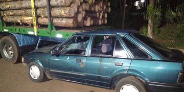 Joven conducía alcoholizado y se incrustó en un acoplado estacionado en San Ignacio