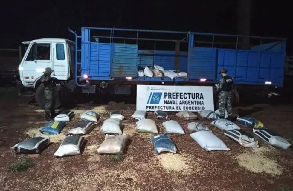 Secuestran granos de soja sin aval aduanero en El Soberbio