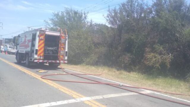 El fuego se inicio por un cable caído y el riesgo es extremo en toda la provincia.