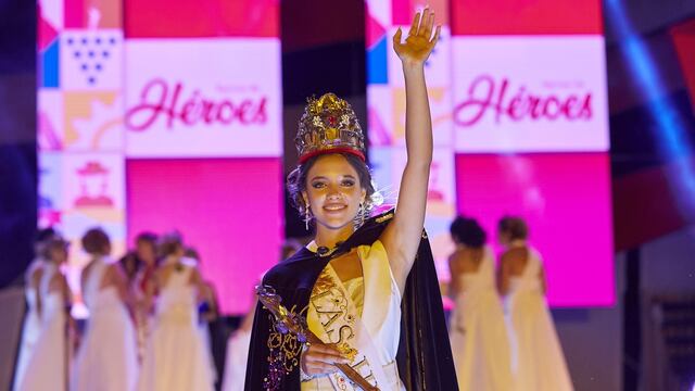 Ailín Mayorga representó a El Challao y con sus 21 años fue electa reina de la vendimia de Las Heras 2022. Gentileza MLH