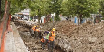 Nuevas obras en Playas de Oro, sobre calle Madrid