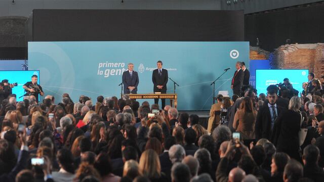 Sergio Massa juró como ministro de Economía de la Nación. Foto: Clarín.