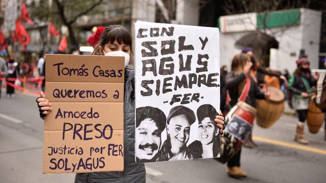 Familiares y allegados a las víctimas reclamaron en diferentes ocasiones que se haga justicia. (facundo luque)