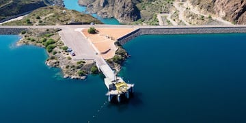 Embalse Los Reyunos, uno de los puntos que formarán parte del Cañón del Diamante.