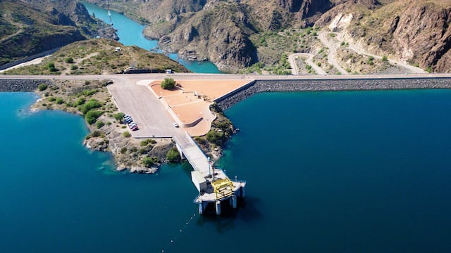 Embalse Los Reyunos, uno de los puntos que formarán parte del Cañón del Diamante.