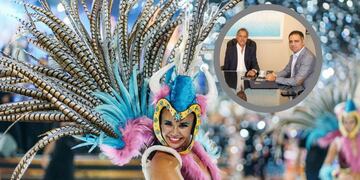 Daniel Scioli y Mauricio Davico