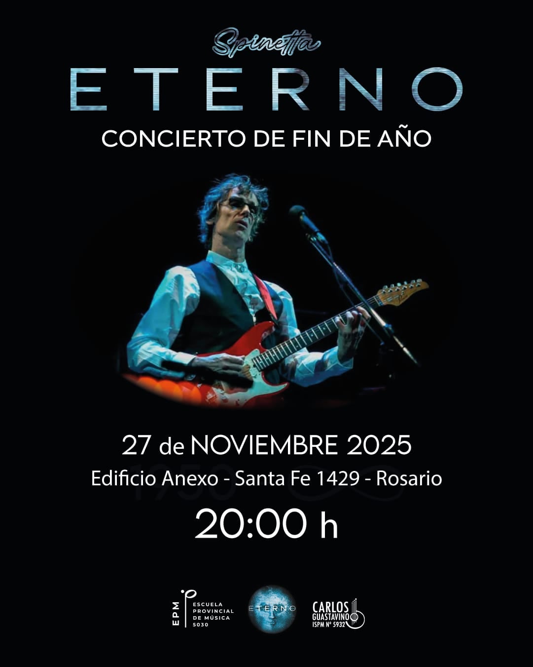 Spinetta Eterno, un concierto organizado por músicos de Rosario