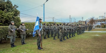 Acto por el 39° aniversario de la creación del Escuadrón Núcleo 44 “Ushuaia”