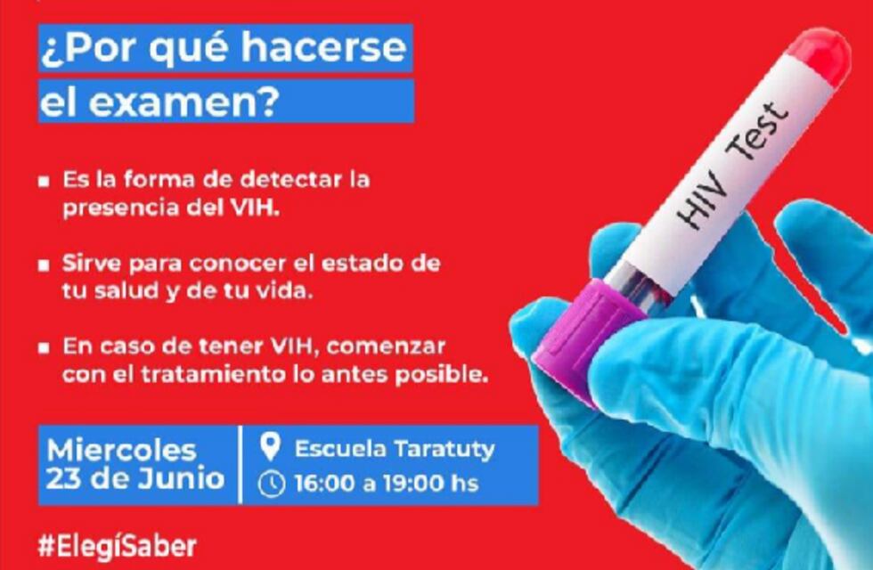Mañana se realizará un nuevo Operativo de Testeo Rápido de VIH en Puerto Iguazú