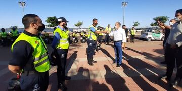 La Dirección de Tránsito de la ciudad de Posadas incorporó 25 motos 0 Km para mejorar la seguridad vial