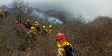 Incendios forestales en Tucumán.