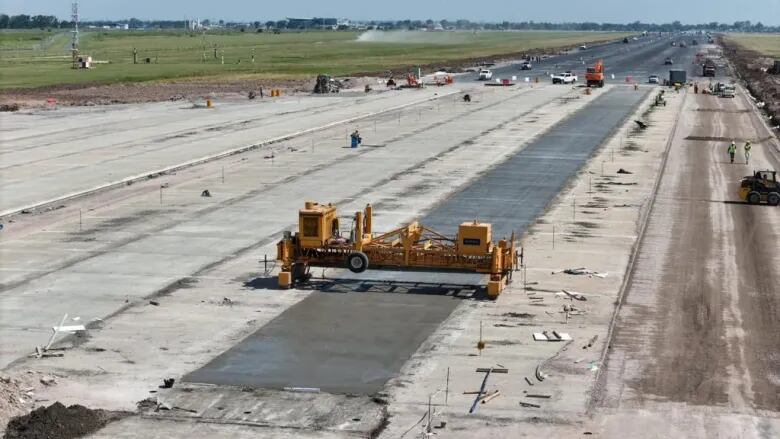 Aeropuerto Internacional Rosario (AIR) Islas Malvinas en obras. Gentileza Gobierno de la Provincia de Santa Fe.