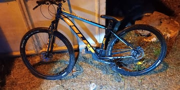 Una de las bicicletas robadas y recuperadas