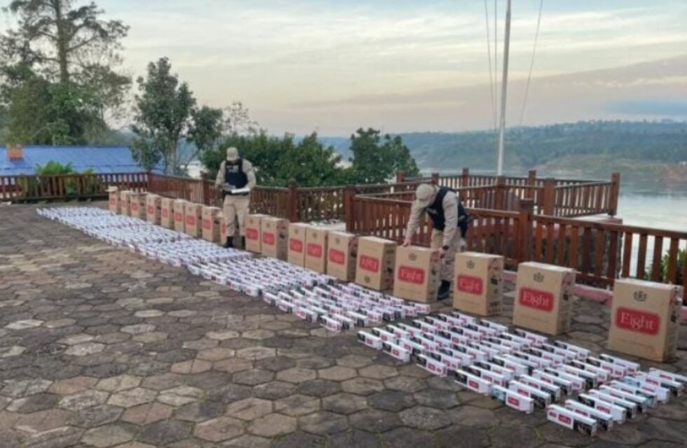 Secuestran contrabando de cigarrillos en Eldorado