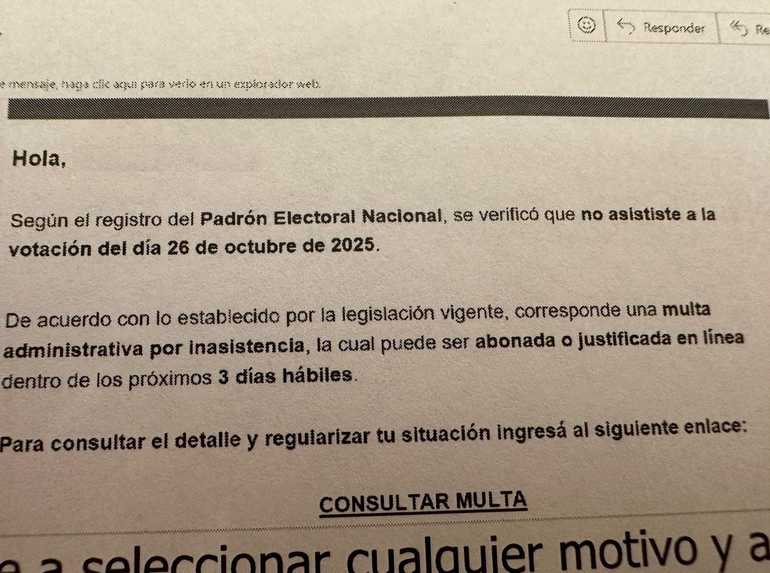 El mail que está circulando para estafar a los ciudadanos
