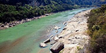 El Río Bermejo presenta la peor bajante de los últimos 22 años.