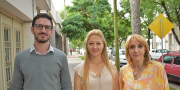 Matías Martínez Sella, Carla Boidi y Analía Marzioni