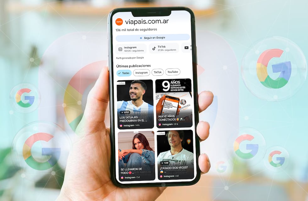 Cómo seguir a Vía País en Google Discover y personalizar tu feed de noticias paso a paso