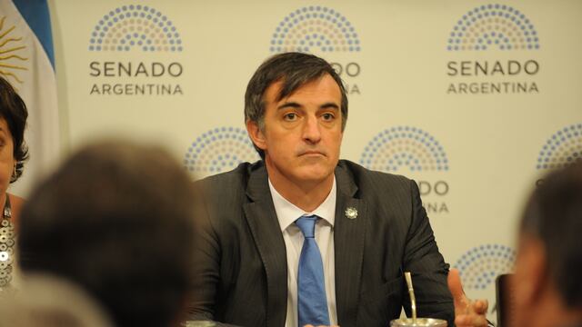 Esteban Bullrich, senador opositor. Clarín.
