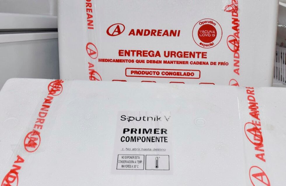 La Pampa recibió otras 4.200 dosis del primer componente de la vacuna Sputnik V