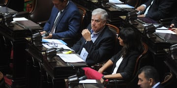 Los diputados Ignacio García Aresca, Carlos Gutiérrez y Natalia De la Sota, del bloque Córdoba Federal (Foto: Federico López Claro)