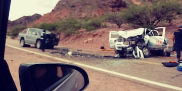 Terrible accidente camino a Cafayate.
