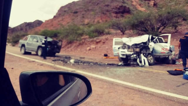 Terrible accidente camino a Cafayate.