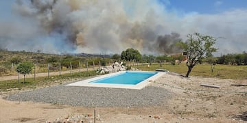 Reciente incendio en la zona de San Lorenzo, en Córdoba.