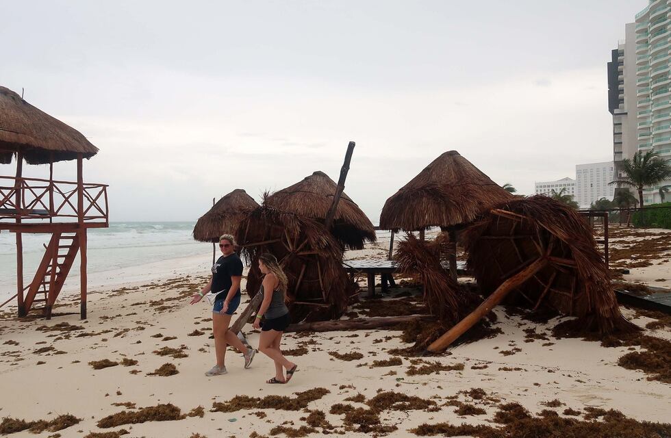 México: la tormenta tropical Grace volvió a ser huracán y se intensifica tras pasar por Tulum y Cancún