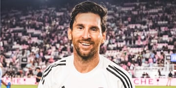 El ídolo argentino fue elegido jugador del partido.